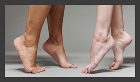 Different Sized Feet